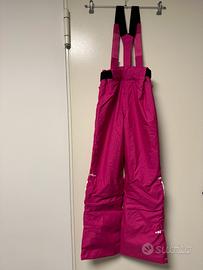 WEDZE Pantaloni sci bambino 500 PNF fucsia