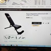 Panca Regolabile Addominali Tecnofit