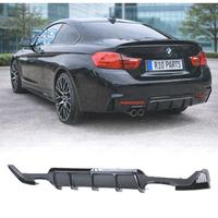 DIFFUSORE BMW F32 F33 F36 LOOK M PERFORMANCE NERO 
