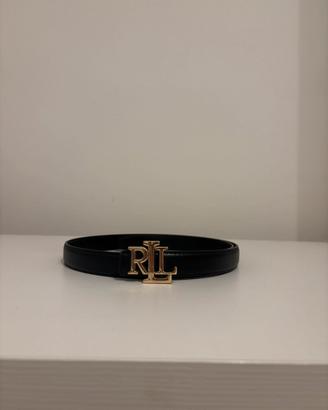 cintura ralph lauren nera 