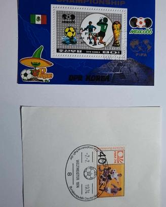 francobolli vari calcio