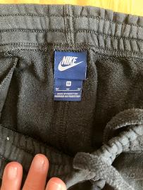 Pantaloni tuta felpati nike con lacci e tasche