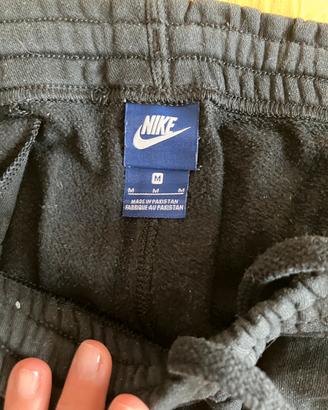 Pantaloni tuta felpati nike con lacci e tasche