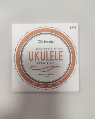 Set corde ukulele baritono D'Addario -sigillate