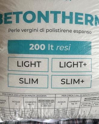 palline- perle vergini di polistirolo espanso