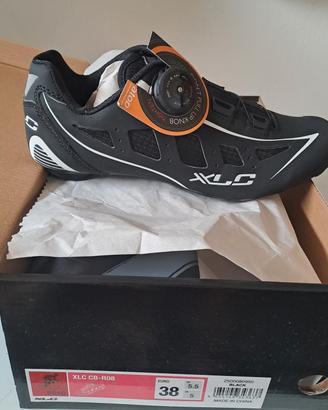 scarpe ciclismo xlc cb-r08 carbonio tg.38 unisex 