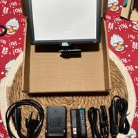 Pixel p20 PRO luce video LED ultra sottile