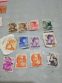 Francobolli serie e Marche da bollo