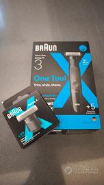 Regola barba Braun xt3 con lama di ricambio