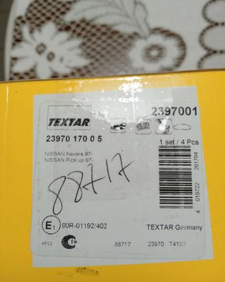 S.pattini freno anteriori Navara