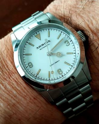 Armida A6 36mm White Dial 