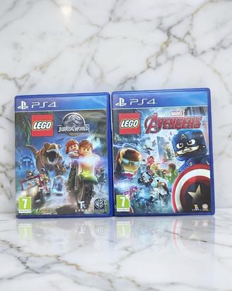 LEGO AVENGERS & LEGO JURASSIC WORLD PS4