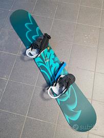 Tavola vintage Burton A59 159 cm + attacchi