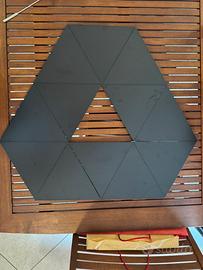 Nanoleaf bundle 12 triangoli neri