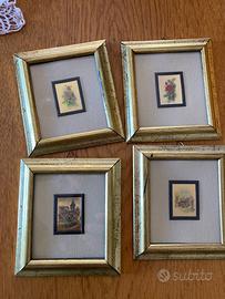 Quadretti con foglio d oro 23 me