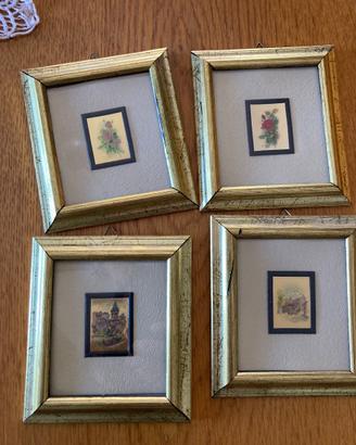 Quadretti con foglio d oro 23 me