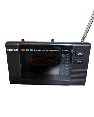 Casio pocket color television Tv 1500