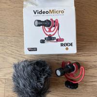 Rode VideoMicro Microfono Direzionale Compatto