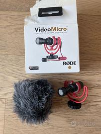 Rode VideoMicro Microfono Direzionale Compatto