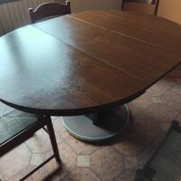 tavolo in legno rotondo allungabile 