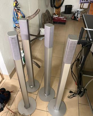 Set 5 diffusory soni, 4 torri + 1 centrale