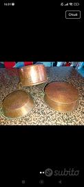 pentole antiche di rame 