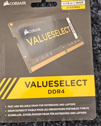 Ram 16Gb Notebook Corsair DDR4 2133MHz