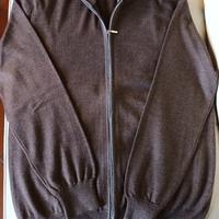 maglioncino  con zip centrale 100% lana