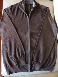 maglioncino  con zip centrale 100% lana
