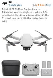 Drone Dji Mini 2 SE Fly More Combo + care refresh