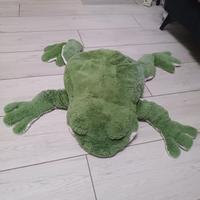 peluche grande rana verde