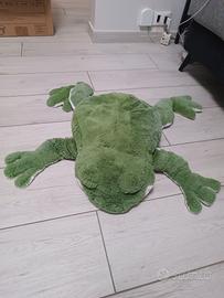 peluche grande rana verde