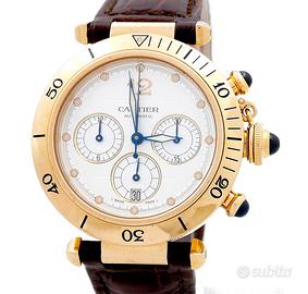 Cartier Pasha Chronograph 38mm 2111 Oro Automatic