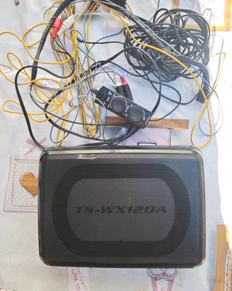 subwoofer auto attivo piatto Pioneer TS-WX120A