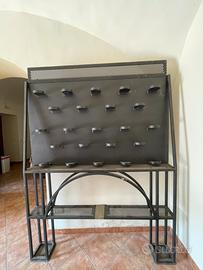 Scaffale in ferro battuto