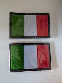2 patch bandiera italiana