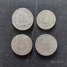 TREDICI Monete argento Italia