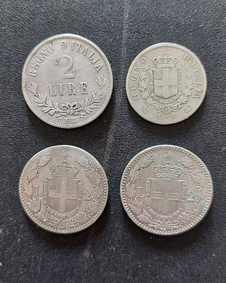 TREDICI Monete argento Italia