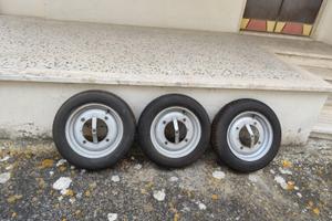 FIAT 500 EPOCA n. 3 cerchi originali + gomme