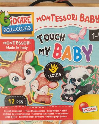 Lisciani Giochi Montessori Baby Touch my baby