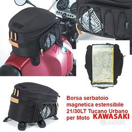 BORSA SERBATOIO MAGNETICA MOTO KAWASAKI 21/30LT
