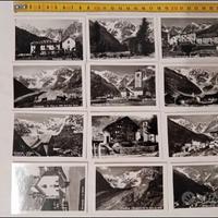 12 VECCHIE FOTO RICORDO SOUVENIR DI MACUGNAGA