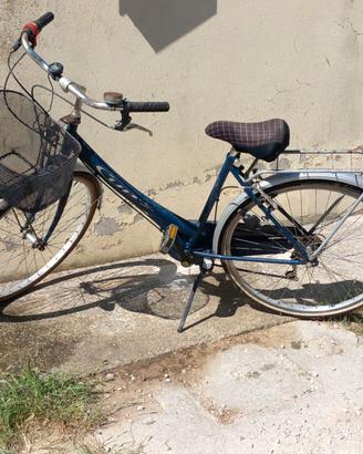 Bicicletta da donna 26, colore blu, ruota da 26 po