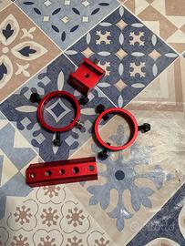 Anelli, basetta e slitta per cercatore