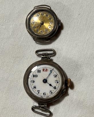 2 Orologi Antichi Argenti Collezione/Restauro