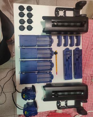 2 filtri interni FLUVAL U2 U3 + riscaldatore  newa