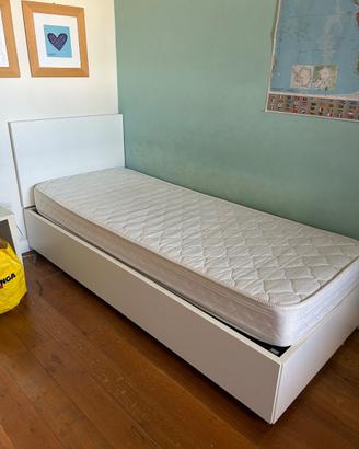 letto contenitore singolo marca Novamobili