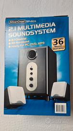 2 altoparlanti-+1 subwoofer multimedia soundsistem