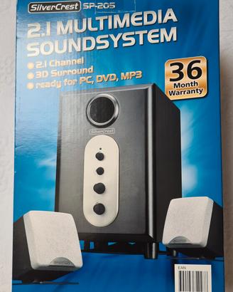 2 altoparlanti-+1 subwoofer multimedia soundsistem