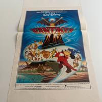 Locandina Fantasia Disney 1940 70x33